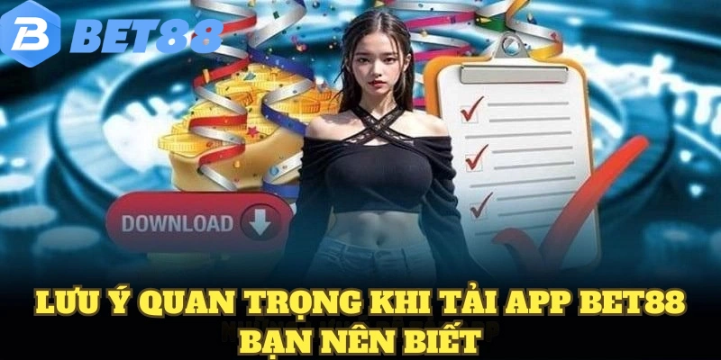 Tải App BET88 7 Lưu ý quan trọng khi tải app BET88 bạn nên biết